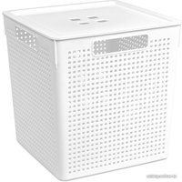 Коробка для хранения Violet Лофт с крышкой 6923106 (белый)