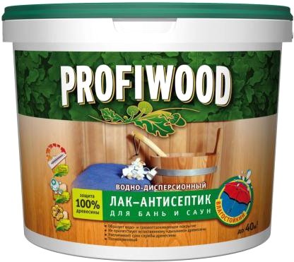 

Лак Profiwood лак-антисептик для бань и саун (0.9 л)