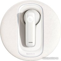 Bluetooth гарнитура Baseus C-Mic CM10 Smart Unilateral Wireless Earphone for Car (белый)
