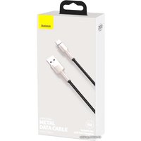 Кабель Baseus Cafule Series Metal Data Cable USB Type-A - Type-C 66W CAKF000201 (2 м, черный)