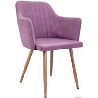 Стул AksHome Brit 67628 (лиловый/дуб)