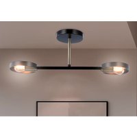 Люстра средней высоты Ambrella light Traditional TR8225/2 BK/SB (черный/бронза)