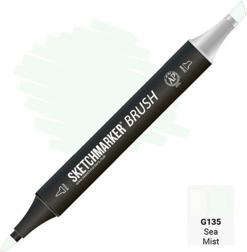 

Маркер художественный Sketchmarker Brush Двусторонний G135 SMB-G135 (морская дымка)