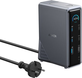 Док-станция Anker Prime A83B6 160W Charging Station 14-in-1