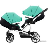 Универсальная коляска BEBETTO Bebetto42 (3 в 1, UL207, белая рама)