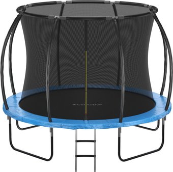 GetActive Jump PRO 10FT с лестницей и внутренней сеткой (синий)