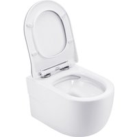 Унитаз подвесной Roxen Porto в комплекте с инсталляцией StounFix Dual Fresh 6 в 1 576390 (кнопка: белый глянец)