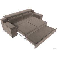 Диван Лига диванов Лига-003 117107 (велюр коричневый)