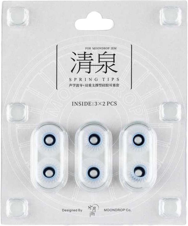 

Амбушюры для наушников Moondrop Spring Tips S (3 пары)