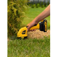 Кусторез + ножницы Denzel GS-20 59432 (с 1-им АКБ)