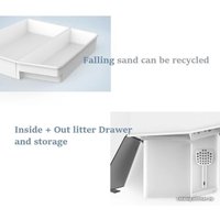 Туалет-домик Furrytail XL Semi-Closed Glow House Cat Litter Box with Scoop