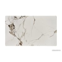 Кухонный стол Halmar Emilio 140 140/80/76 (белый мрамор/черный)