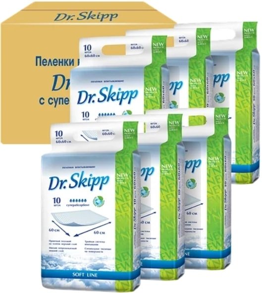 

Пеленки Dr.Skipp Soft Line 60x60 (60 шт)