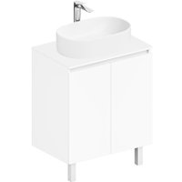  ЗОВ Тумба под умывальник M80LW0LWS-LDSPW (белый)