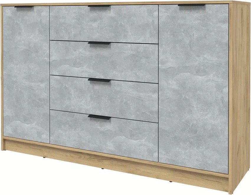 

Тумба Интерлиния Концепт КТ-Т160 (бетон/дуб золотой)