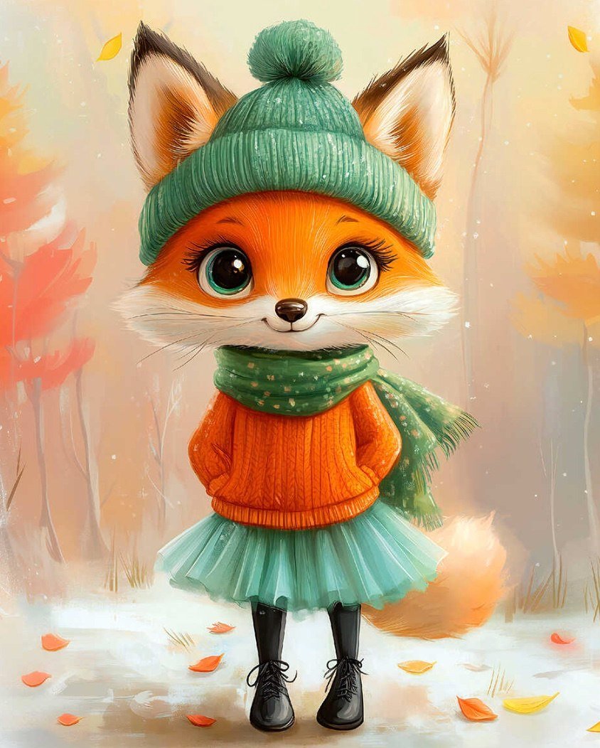 

Алмазная мозаика Феникс+ Лисичка 70838