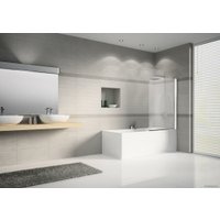 Стеклянная шторка для ванны River Baikal 85 ПР