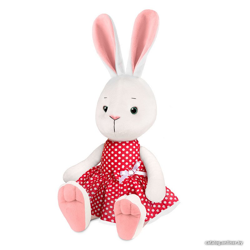 Классическая игрушка Maxitoys Luxury Крольчиха Молли в красном платье MT-MRT02225-4-20