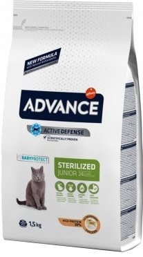 Сухой корм для кошек Advance Young Sterilized 1.5 кг