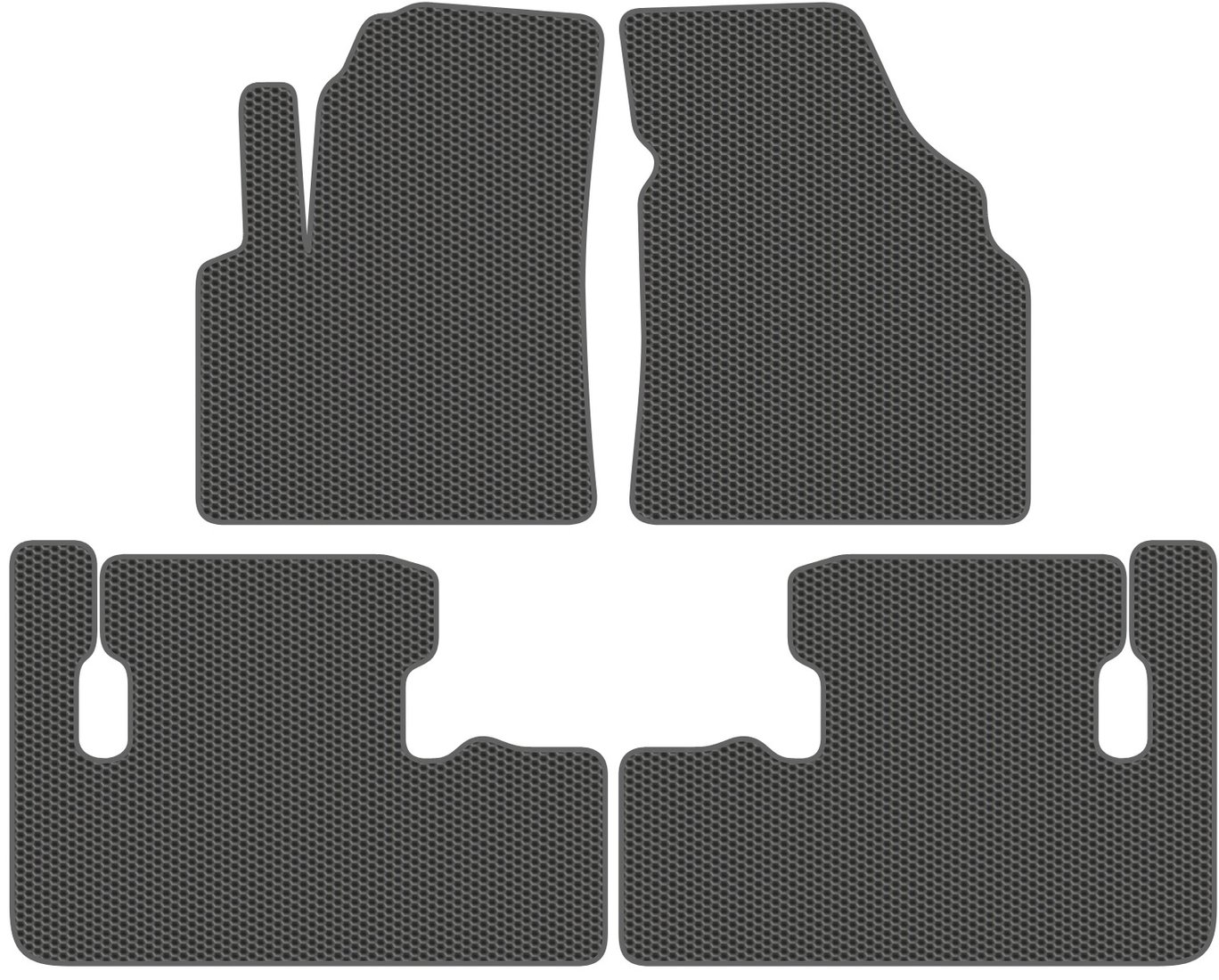 

Комплект ковриков для авто Alicosta Chevrolet Rezzo (минивэн) 2004 - 2008 (серый)