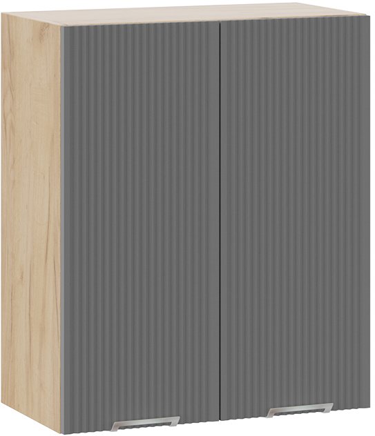 

Шкаф навесной Трия Кимберли 1В6 (дуб крафт золотой/титан)