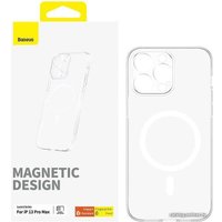 Чехол для телефона Baseus Lucent Magsafe для iPhone 13 Pro (прозрачный)