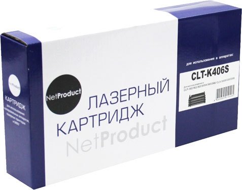 

Картридж NetProduct N-CLT-K406S (аналог Samsung CLT-K406S)