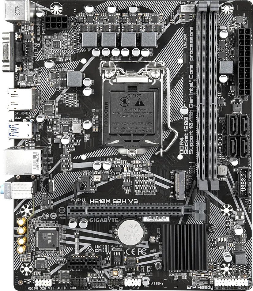 

Материнская плата Gigabyte H510M S2H V3 (rev. 1.0)