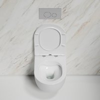 Унитаз подвесной Ceramica Nova Modena Rimless CN6063 (с сиденьем) в Бресте