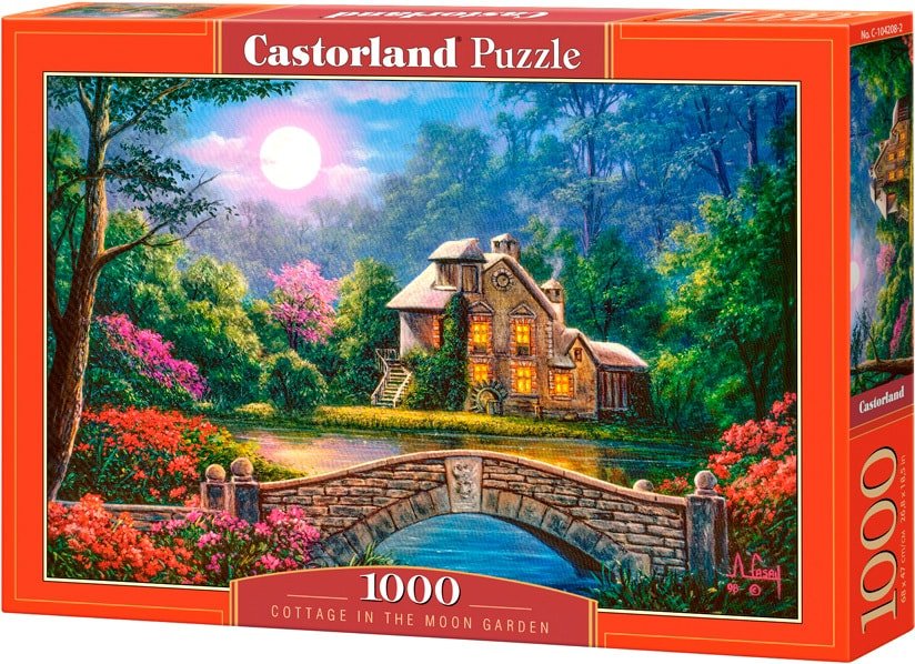 

Пазл Castorland Коттедж в лунном саду