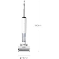 Вертикальный моющий пылесос Xiaomi Mijia High Temperature Wireless Floor Scrubber MJGWXDJ (с переходником на евровилку)