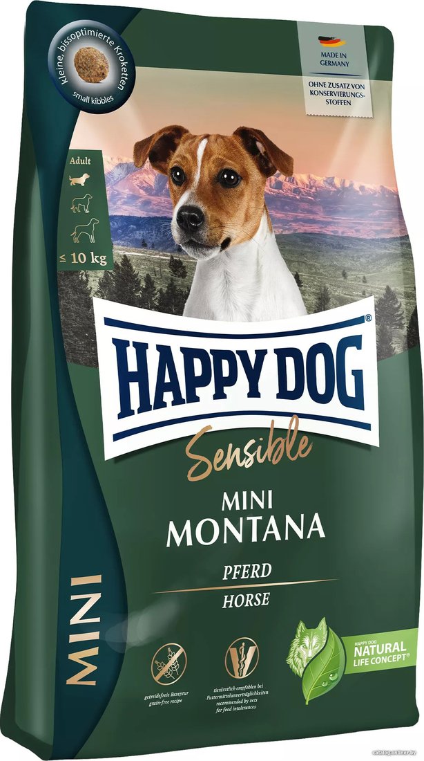 Сухой корм для собак Happy Dog Sensible Mini Montana 4 кг