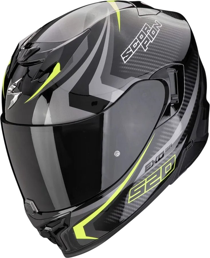 

Мотошлем Scorpion Exo Exo-520 Evo Air Terra (р. XL, черный/серебристый/желтый)