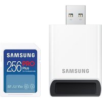 Карта памяти Samsung PRO Plus 2023 SDXC 256GB (с кардридером)