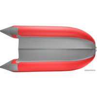 Моторно-гребная лодка Roger Boat Hunter Keel 3500 (малокилевая, красный/серый)
