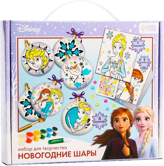 

Набор для создания поделок/игрушек Disney Холодное сердце. Новогодние шары 7053591