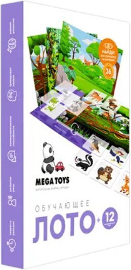 

Развивающая игра Mega Toys Лесные животные 17245