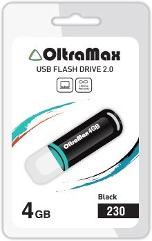 

USB Flash OltraMax 230 4GB (черный) [OM-4GB-230-Black]