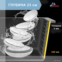 Кухонная мойка Avina HM8048-1,5 (нержавеющая сталь)
