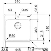 Кухонная мойка Franke BCX 210-51 TL