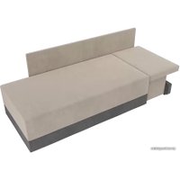 Тахта Лига диванов Никас 105190 (правый, бежевый/серый)