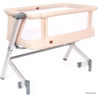 Приставная детская кроватка Nuovita Accanto Dalia (бежевый/серебристый)
