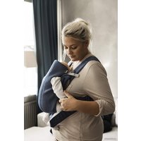 Рюкзак-переноска BabyBjorn Mini 3D Jersey (синий)