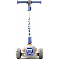 Трехколесный самокат RiverToys HB-T8 (голубой)