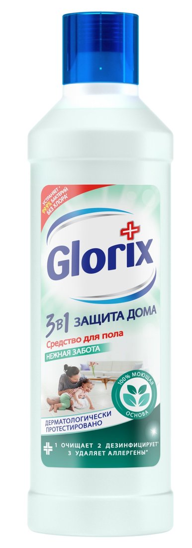 

Средство для напольных покрытий Glorix Нежная забота 1 л