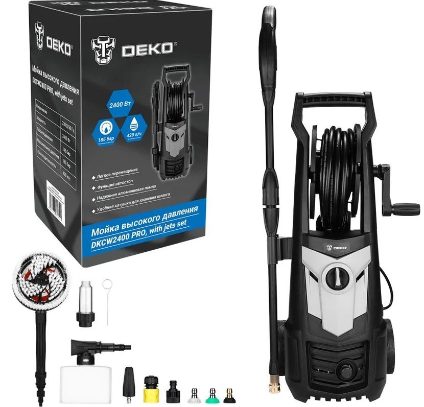 

Мойка высокого давления Deko DKCW2400 PRO 085-2035