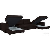 П-образный диван Mebelico Эмир-П (коричневый) [A-57579]