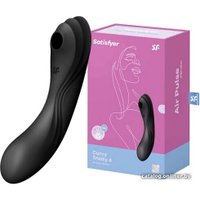 Вакуумный стимулятор клитора Satisfyer Curvy Trinity 4 (черный)