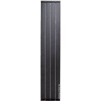 Дизайн-радиатор Silver S 900 (2 секции, черный шелк)