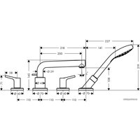 Смеситель Hansgrohe Talis S 72419000